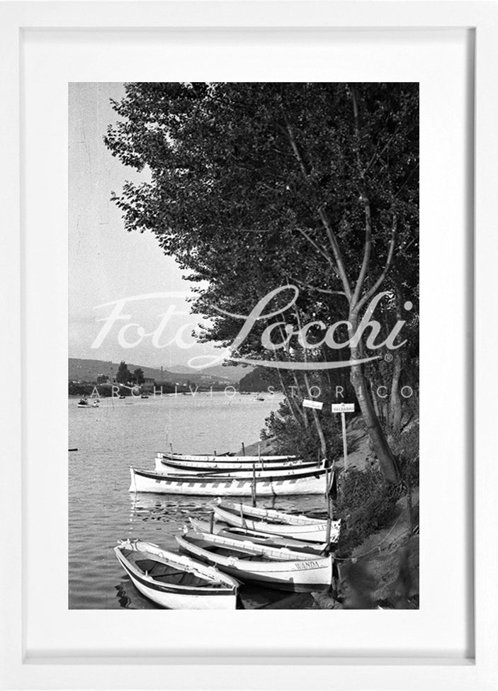 Barche lungo l'Arno