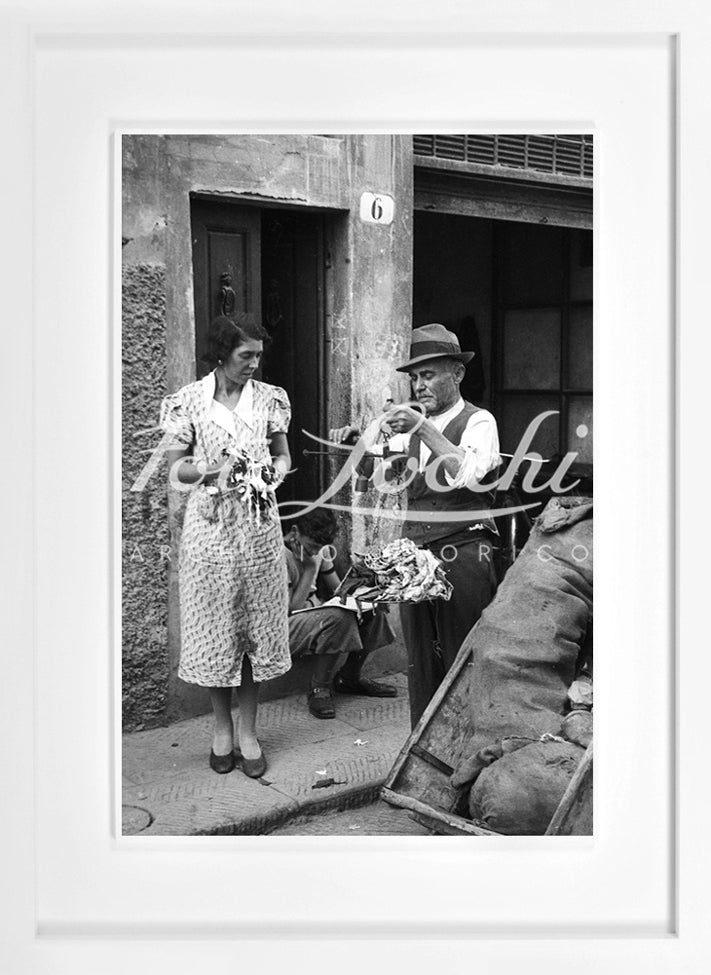 Rag-and-bone man in Florence