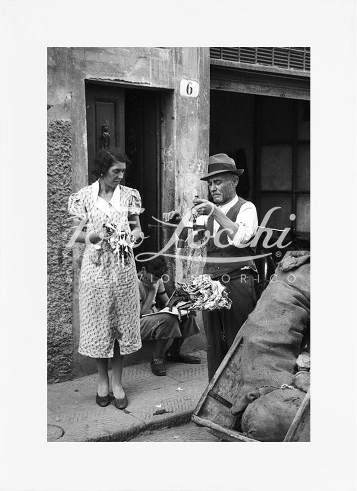 Rag-and-bone man in Florence