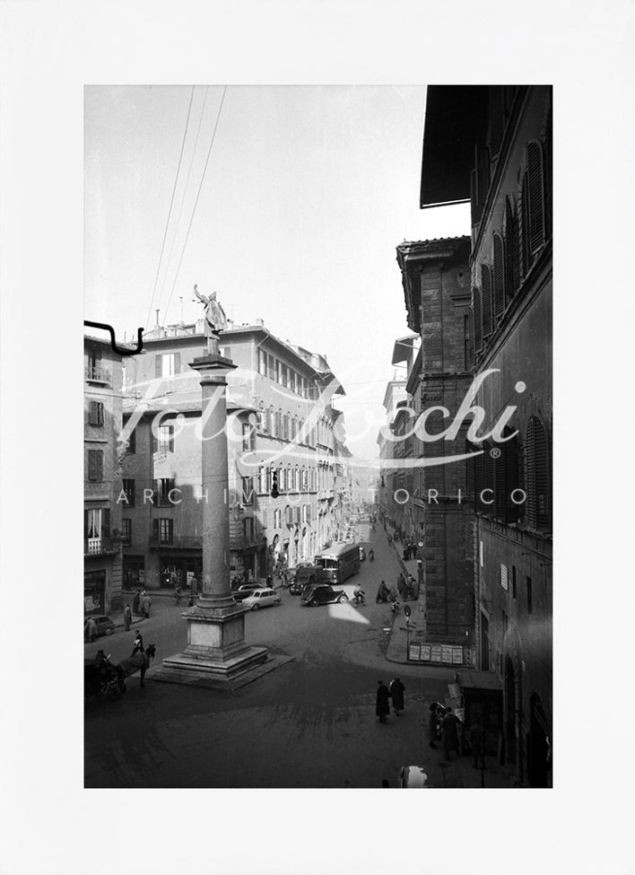 Column of Justice in Piazza Santa Trinita in Florence