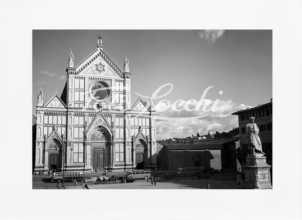 Basilica di Santa Croce e statua di Dante