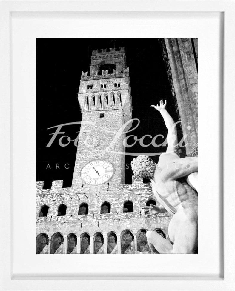 Notturna della Torre di Arnolfo a Firenze nel 1937