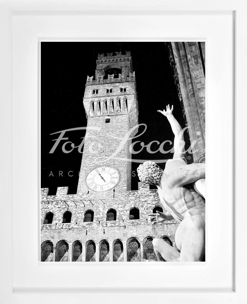 Notturna della Torre di Arnolfo a Firenze nel 1937