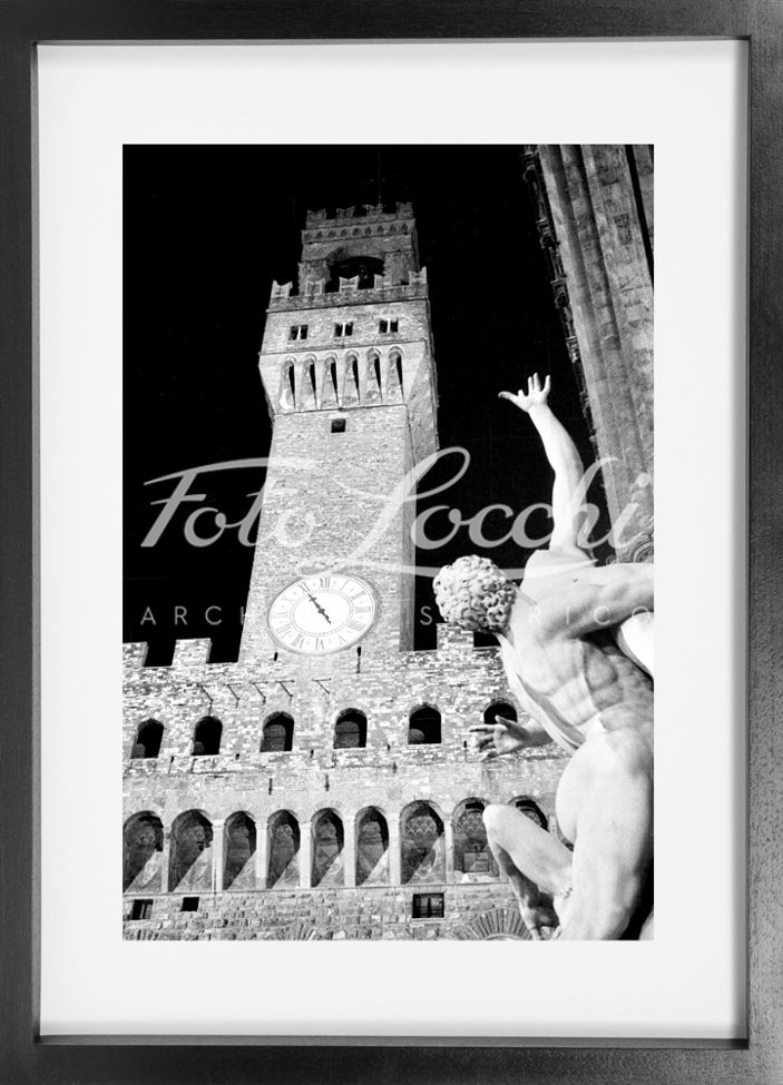 Notturna della Torre di Arnolfo a Firenze nel 1937