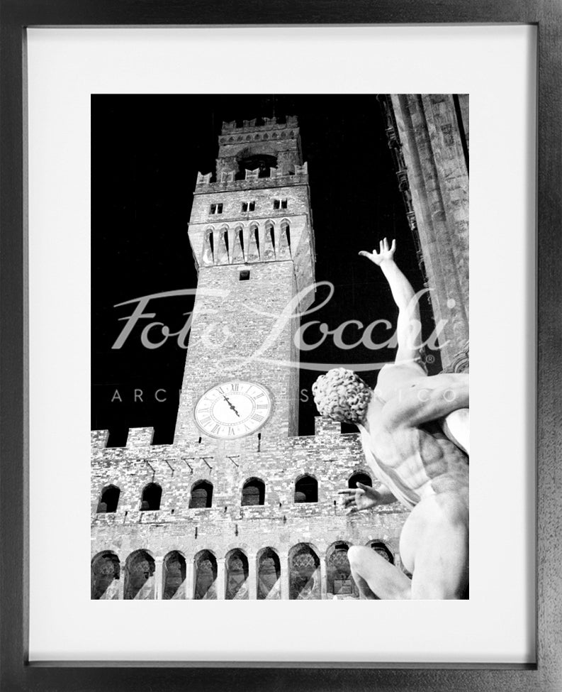Notturna della Torre di Arnolfo a Firenze nel 1937