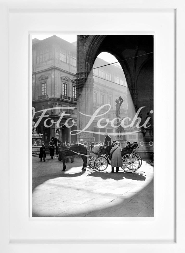 Carrozza a Firenze negli anni '50