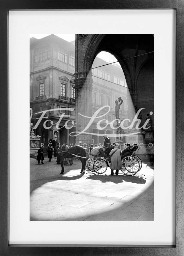 Carrozza a Firenze negli anni '50