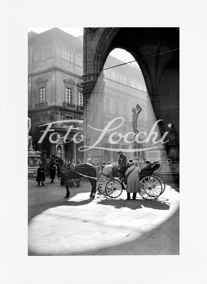 Carrozza a Firenze negli anni '50