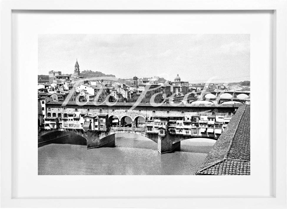 Ponte Vecchio a Firenze nel 1937