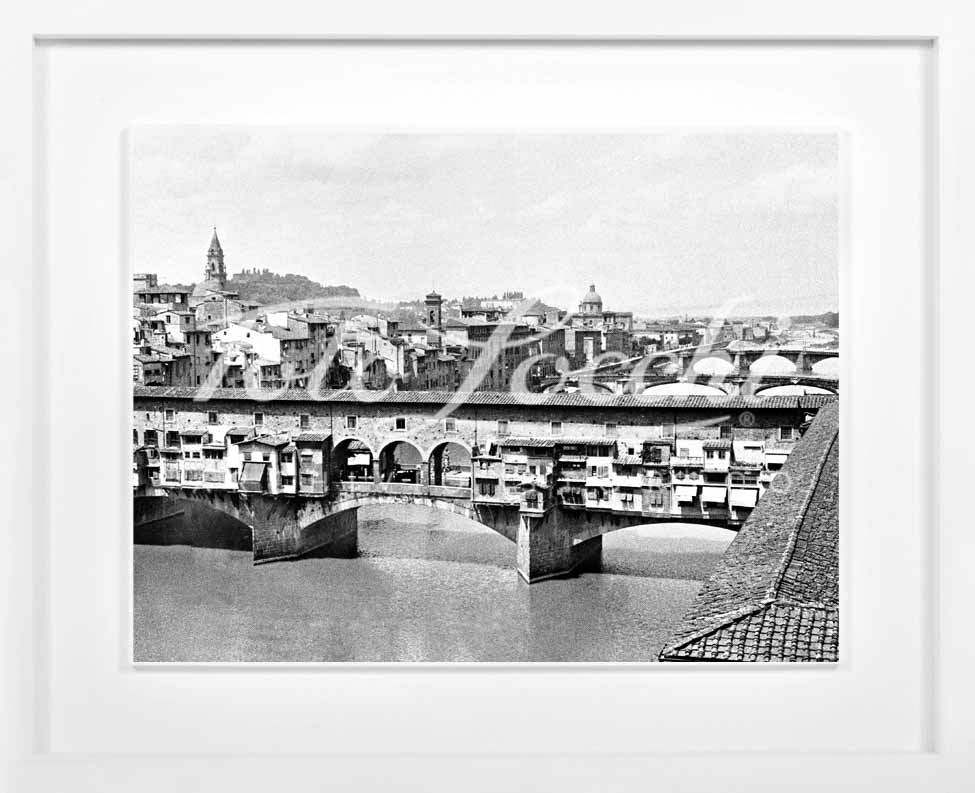 Ponte Vecchio a Firenze nel 1937