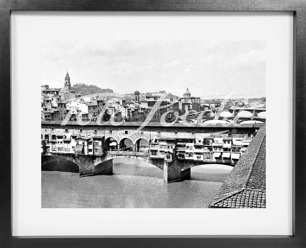 Ponte Vecchio a Firenze nel 1937