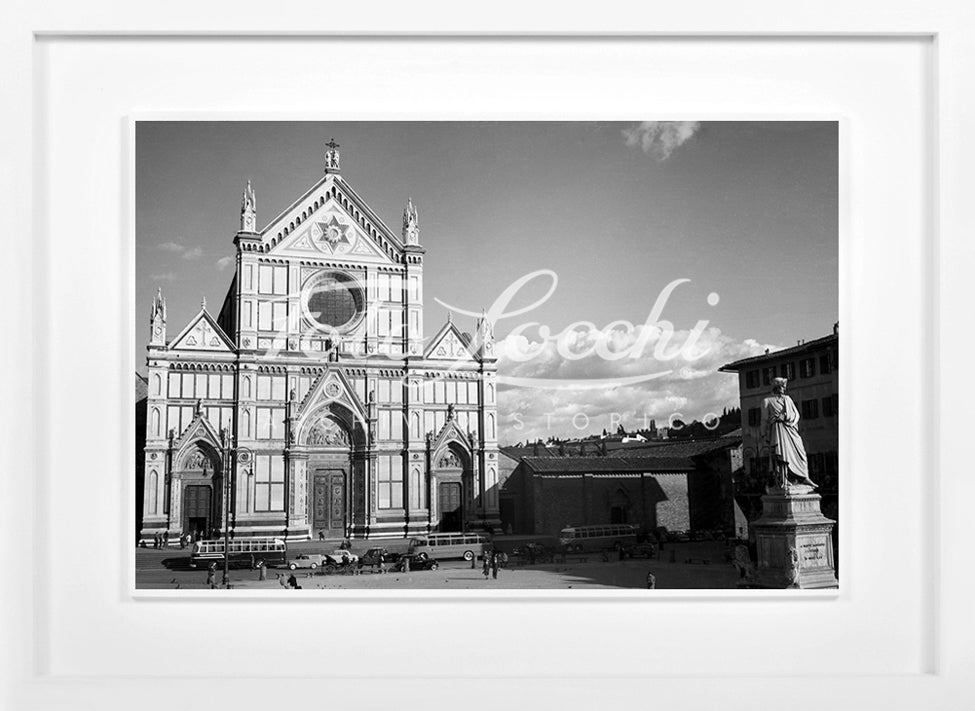 Basilica di Santa Croce e statua di Dante