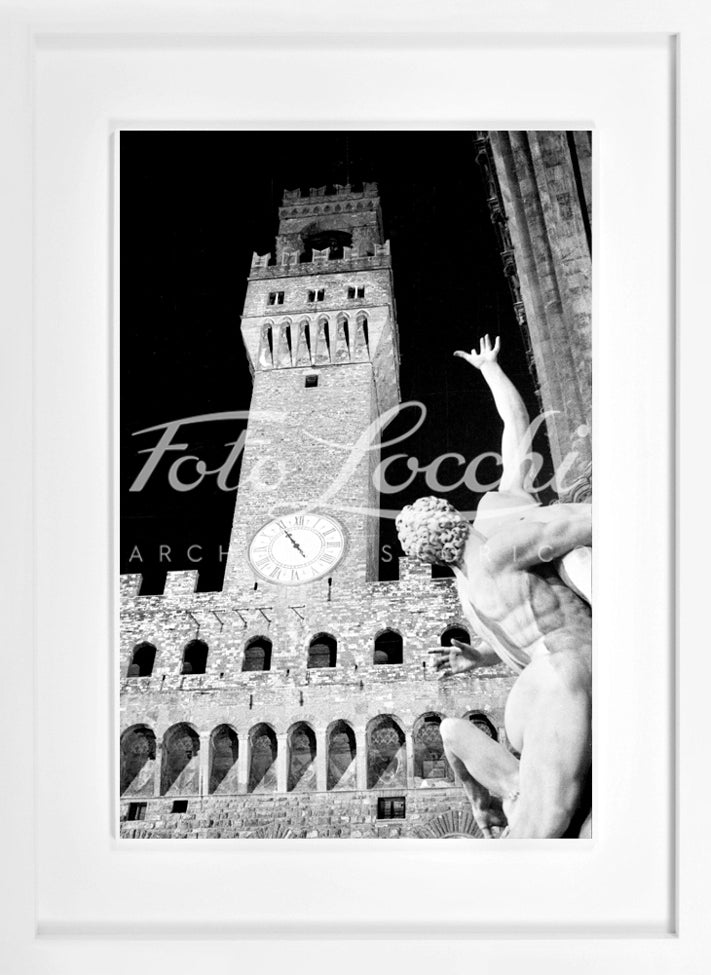 Notturna della Torre di Arnolfo a Firenze nel 1937