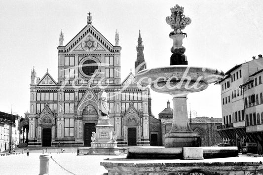 Piazza Santa Croce in Florence in 1938