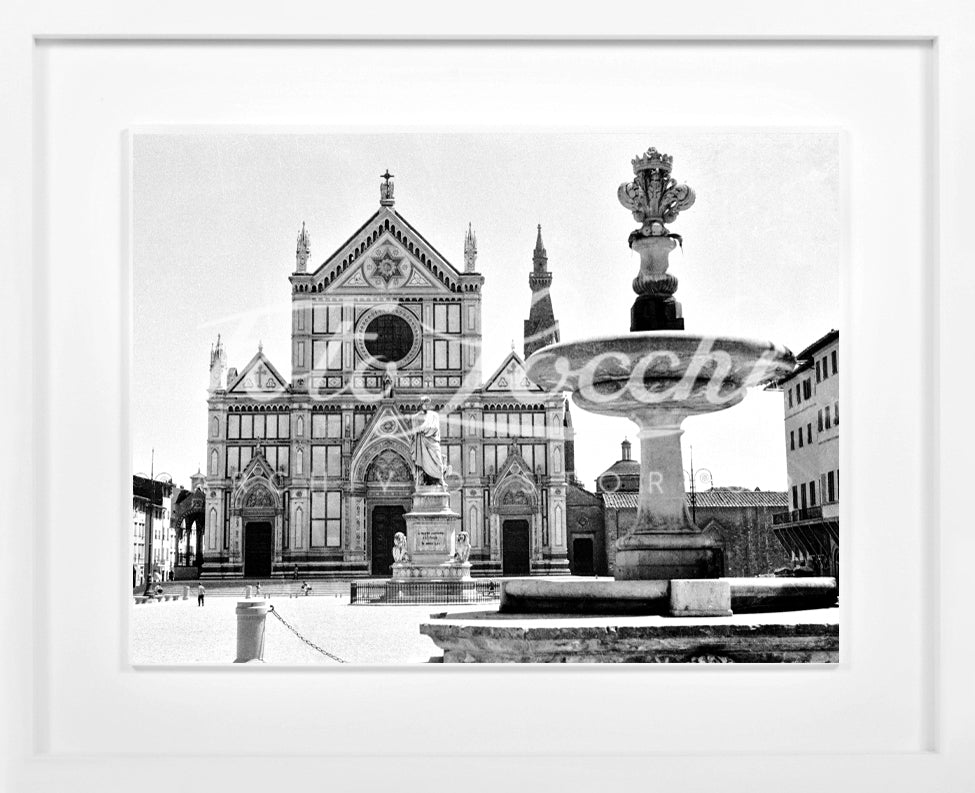 Piazza Santa Croce a Firenze nel 1938