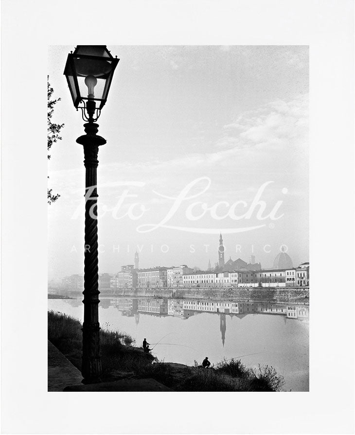 Firenze dal lungarno negli anni '50
