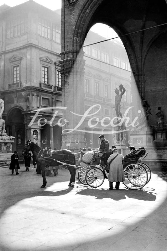 Carrozza a Firenze negli anni '50